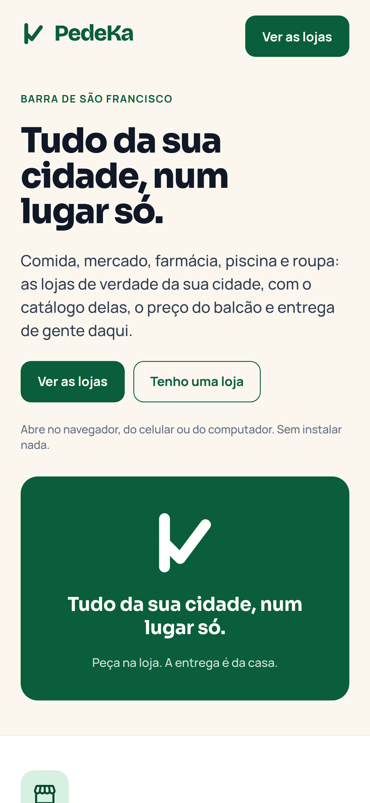 Loja no PedeKa